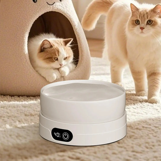 Heated Pet Cat Dog Water Bowl