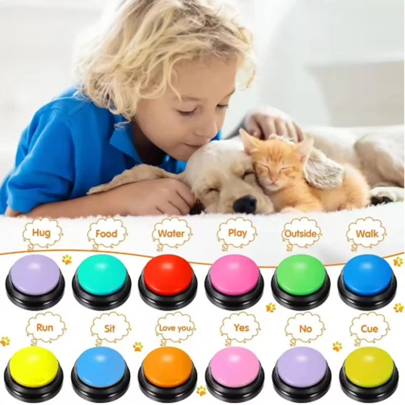 Voice Recording Dog Buttons for Communication