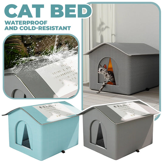 Pet Waterproof Rainproof Cold-Resistant Bed