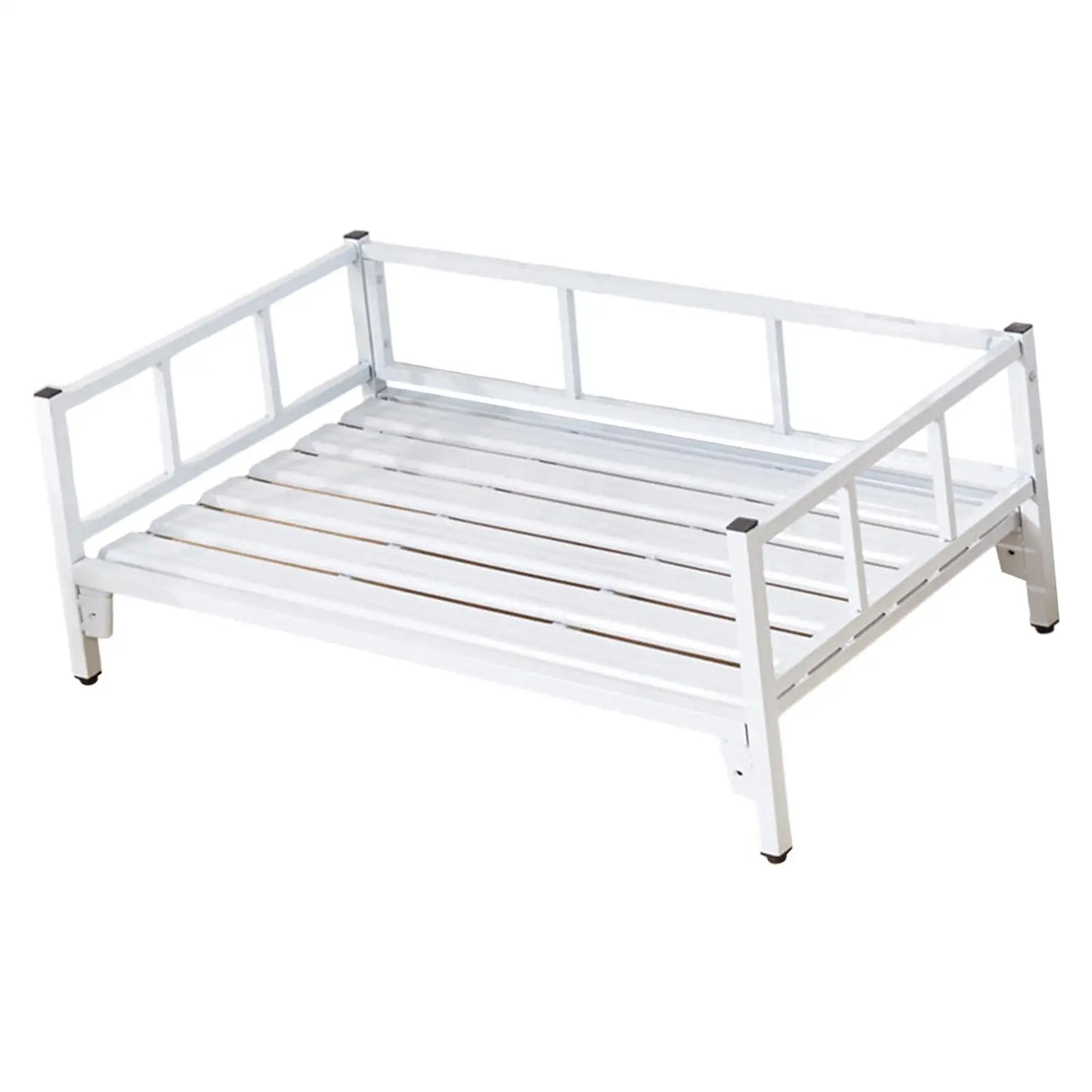 Dog Bed with Rails, Pet Supplies, Non-Slip Feet, Adjustable Height, Breathable,