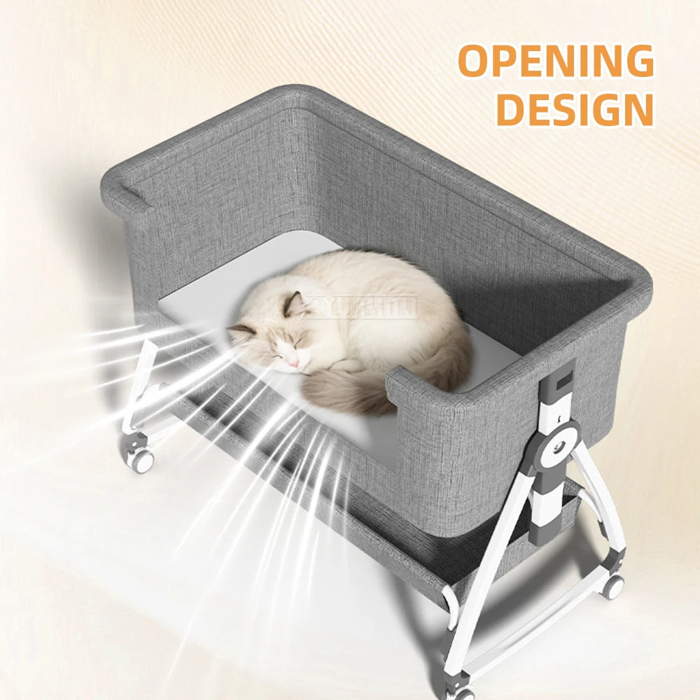 Pet Foldable Mobile Adjustable Bed